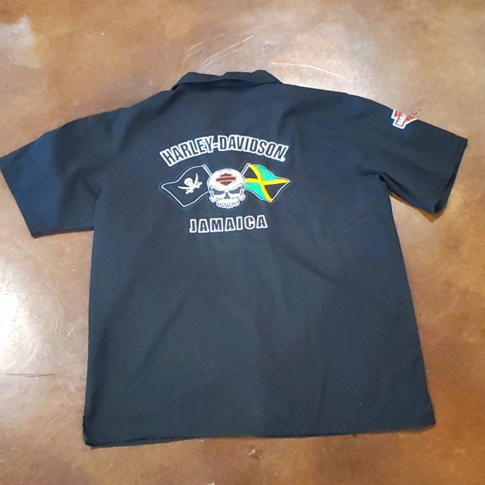 🏍Harley Jamaica Mechanic Shirt (XL)🏍